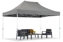 Antraciet tuinpaviljoen Manta Garden Point