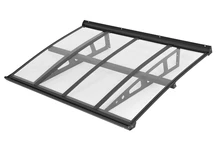 Auvent de porte Kassel 100 x 150 cm CoverTech anthracite