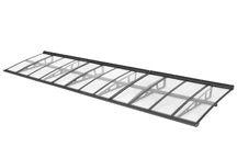 Auvent de porte Kassel 100 x 450 cm CoverTech anthracite