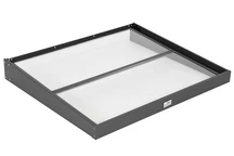 Auvent de porte Lubeka 100 x 120 cm CoverTech anthracite