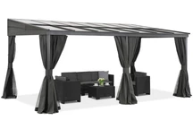 Auvent de terrasse 3 x 5 m Tarragona Premium Garden Point anthracite