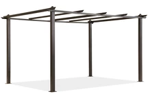 Barbados 3 x 4 m bois Garden Point métal patio pergola frame