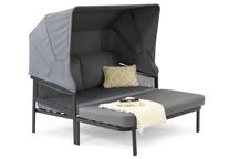 Berno Garden Point chaise longue de jardin en métal anthracite