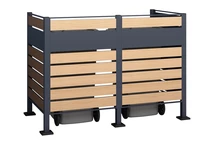 Enceinte pour 2 poubelles 120l ou 240l Breda CoverTech