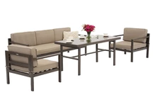 Garden Point Porto Apetito 5 meubles de jardin bruns