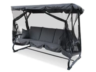 Garden Point balançoire de jardin en métal Valencia anthracite