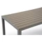 Garden Point grijze aluminium tuinmeubelen met grote Polywood Verona tafel voor 8 personen