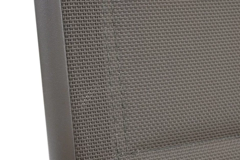 Garden Point grijze aluminium tuinmeubelen met grote Polywood Verona tafel voor 8 personen