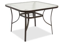 Garden Point vierkante tafel Modena bruin