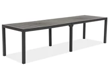 Grande table de jardin King Double Bica anthracite