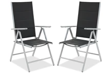 Jeu de chaises en aluminium Verona Garden Point - 2 pièces