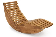Kanpur Garden Point chaise longue moderne en bois d'acacia