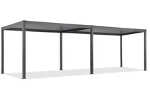 Lagos Premium 3x6 Garden Point vrijstaande terraspergola antraciet