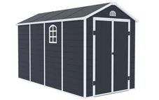 Maison à outils en plastique Bergen 1,9 x 3,7 m CoverTech anthracite