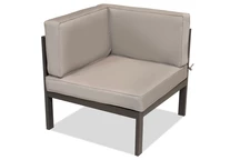 Porto Garden Point hoekmodule brons