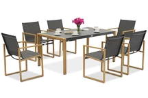 Tuinmeubelset voor 6 personen Lugo Garden Point antraciet