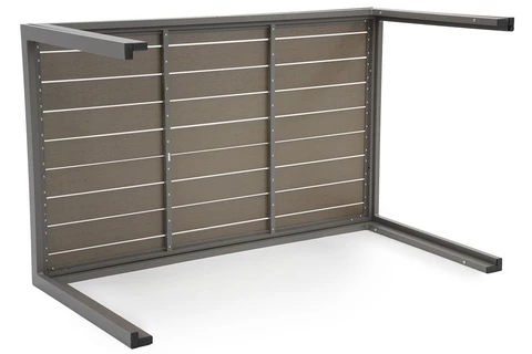 Verona polywood aluminium tuinset voor 4 personen Garden Point grijs