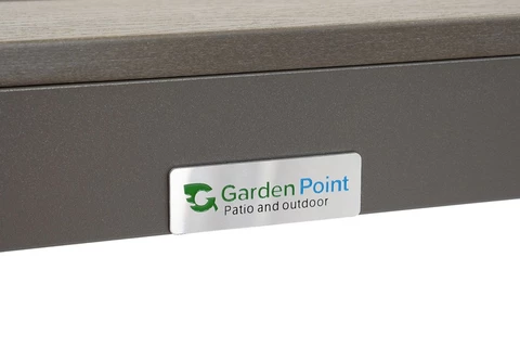 Verona polywood aluminium tuinset voor 4 personen Garden Point grijs