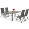 Verona polywood aluminium tuinset voor 4 personen Garden Point grijs