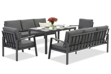 Zakintos Apetito 8 anthracite aluminium set Garden Point