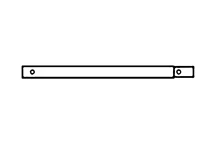 Onderdeelnummer 3 voor Garden Point 2,5x4m, 2,5x5m en 2,5x8m tunnels
