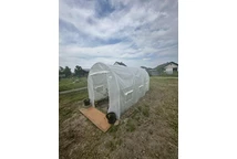Serre bâche métallique 2x4m blanc Garden Point