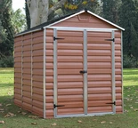 Gereedschapsschuurtje voor in de tuin SkyLight 6x8 Palram - Canopia Bruin
