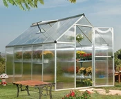 Serre de jardin en polycarbonate Silver Mythos 1,85 x 3,1 m Palram - Canopia