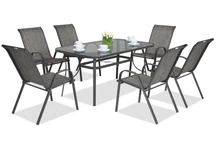 Dining tuinmeubels Modena Grijs voor 6 personen Garden Point