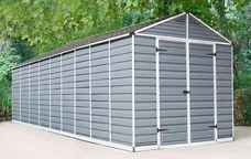 Abri à outils Palram SkyLight 8x20 gris