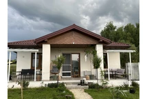 Auvent de terrasse Sierra Palram - Canopia 2,3 x 2,3 m alu blanc