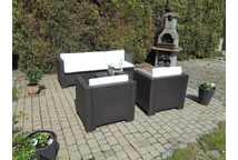 Tuinmeubelset Colorado Coffee 5 bruin Bica