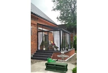 Veranda Sanremo Palram serre - Canopia 3 x 4,25 m grijs
