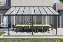 Abri de terrasse en aluminium Sierra Palram 300 x 546 gris