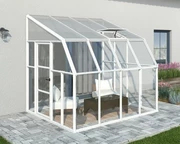 Jardin d’hiver Sun Room Palram - Canopia 2,58 x 2,6 m blanc