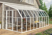 Jardin d’hiver Sun Room Palram - Canopia 2,58 x 5,7 m blanc