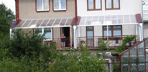 Toit de terrasse Sierra Palram 300 x 546 blanc - photo du client