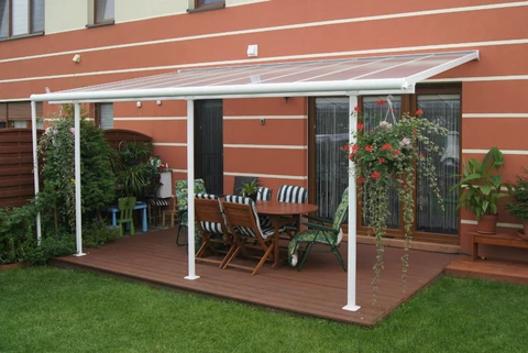 Toit de terrasse en aluminium Sierra Palram 300 x 546 blanc
