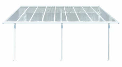 Toit de terrasse en aluminium Sierra Palram 300 x 546 blanc