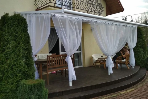 Toit de terrasse en aluminium Sierra Palram 300 x 546 blanc