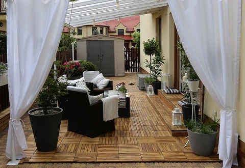 Toiture de terrasse Sierra Palram - photo du client