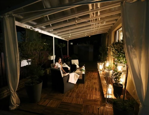 Toiture de terrasse Sierra Palram - photo du client