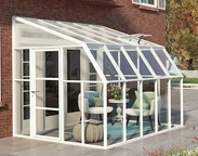 Tuinkamer Sun Room Palram - Canopia 2,58 x 3,22 m wit
