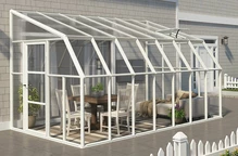Tuinkamer Sun Room Palram - Canopia 2,58 x 4,46 m wit