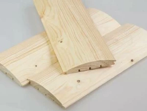 Materiaal    geschuurde esthetische vuren en grene