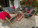 Braga Wood Coffee 8 Garden Point luxe tuinset