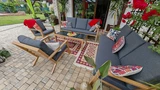 Braga Wood Coffee 8 Garden Point luxe tuinset